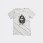 Faith-based Christian tee of Jesus face in a fingerprint